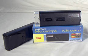 Image of 30X hand-held pocket microscope