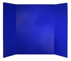 Image of Blue Corrugated Presentation Boards (24/ case)