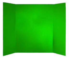 Image of Green Corrugated Presentation Boards (24/ case)