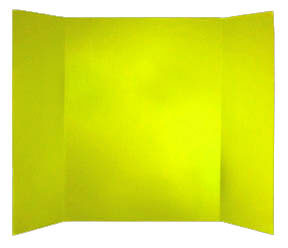 Image of Yellow Corrugated Presentation Boards (24/ case)