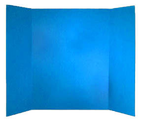 Image of Light Blue Corrugated Presentation Boards (24/ case)