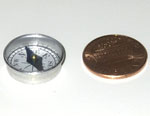 Thumbnail of Tiny Aluminum Compass, 16mm | Click to see enlarged image