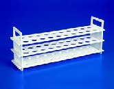 Thumbnail of Test tube rack, 12 hole, for larger test tubes | Click to see enlarged image