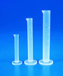 Thumbnail of Measuring Cylinder, Polypropylene - 100mL | Click to see enlarged image