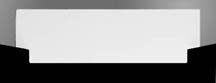 Thumbnail of White Corrugated Header Boards (24/ case) | Click to see enlarged image