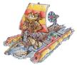Thumbnail of Woodie Catamaran Speeder | Click to see enlarged image
