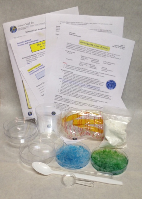 Science Fair Investigating Color Crystals Kit